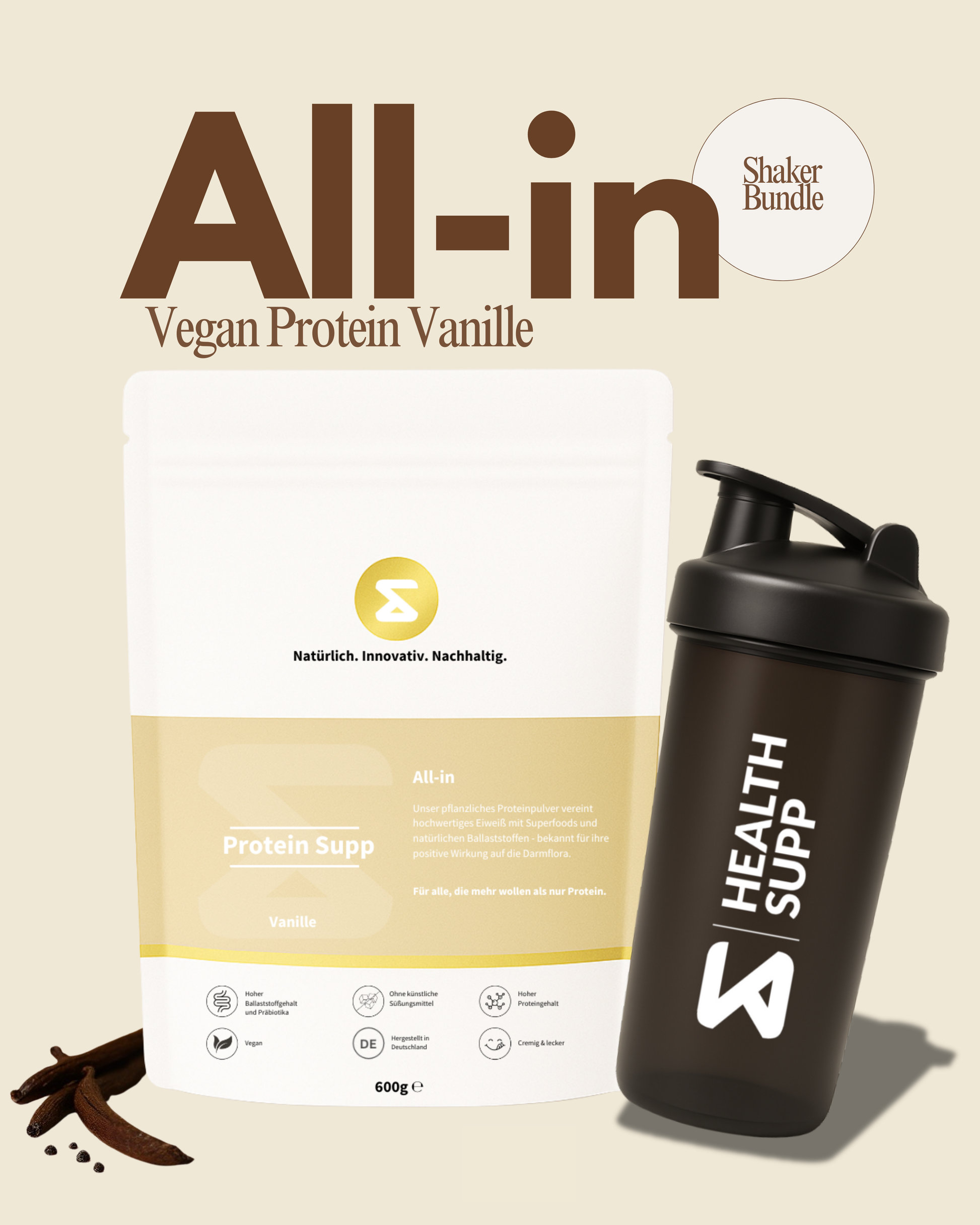 Protein Supp (Vanille)
